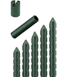 TTL GARDEN Rankstäbe 180 cm x 11 mm 5er Set Stabile Pflanzenstützen mit Stahlkern Rankhilfe für Garten Hochbeet & Gewächshaus