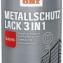 Dose OBI Metallschutzlack 3in1, RAL 7016 Anthrazit, glänzend. Rostschutz, Grundierung und Decklack in einem.