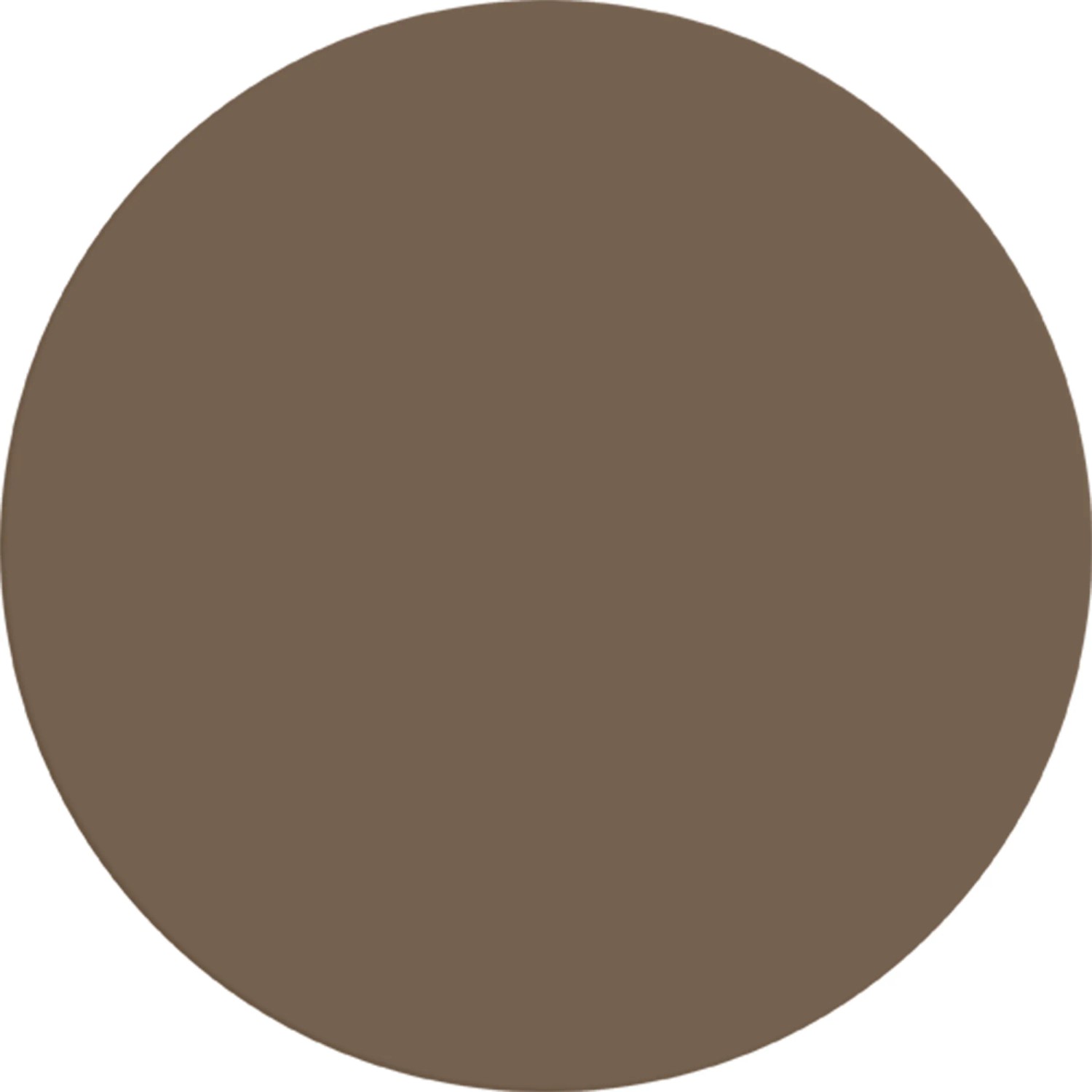 Farbfeld der Alpina Wandfarbe Pure Farben Nussbraun. Matte, braune Innenfarbe.