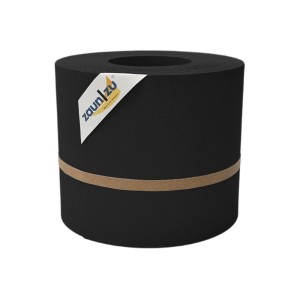 zaunzu Sichtschutz Premium, 26m Rolle in Schwarz für Doppelstabmattenzaun.