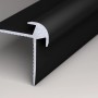 Schwarzes Außeneckprofil aus Aluminium (265 cm) für Rock the Wall Wandpaneele.