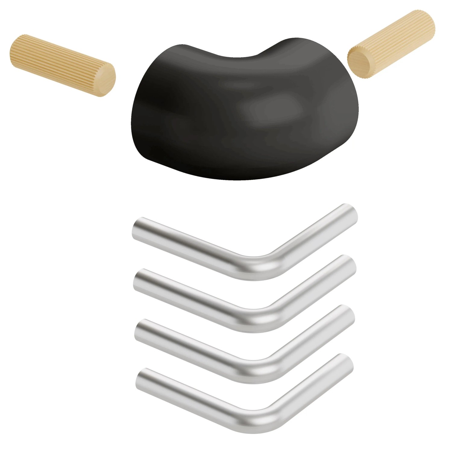 Dolle Mittelholmtreppe Boston Eckverbindungsset für Brüstungsgeländer Anthr günstig online kaufen