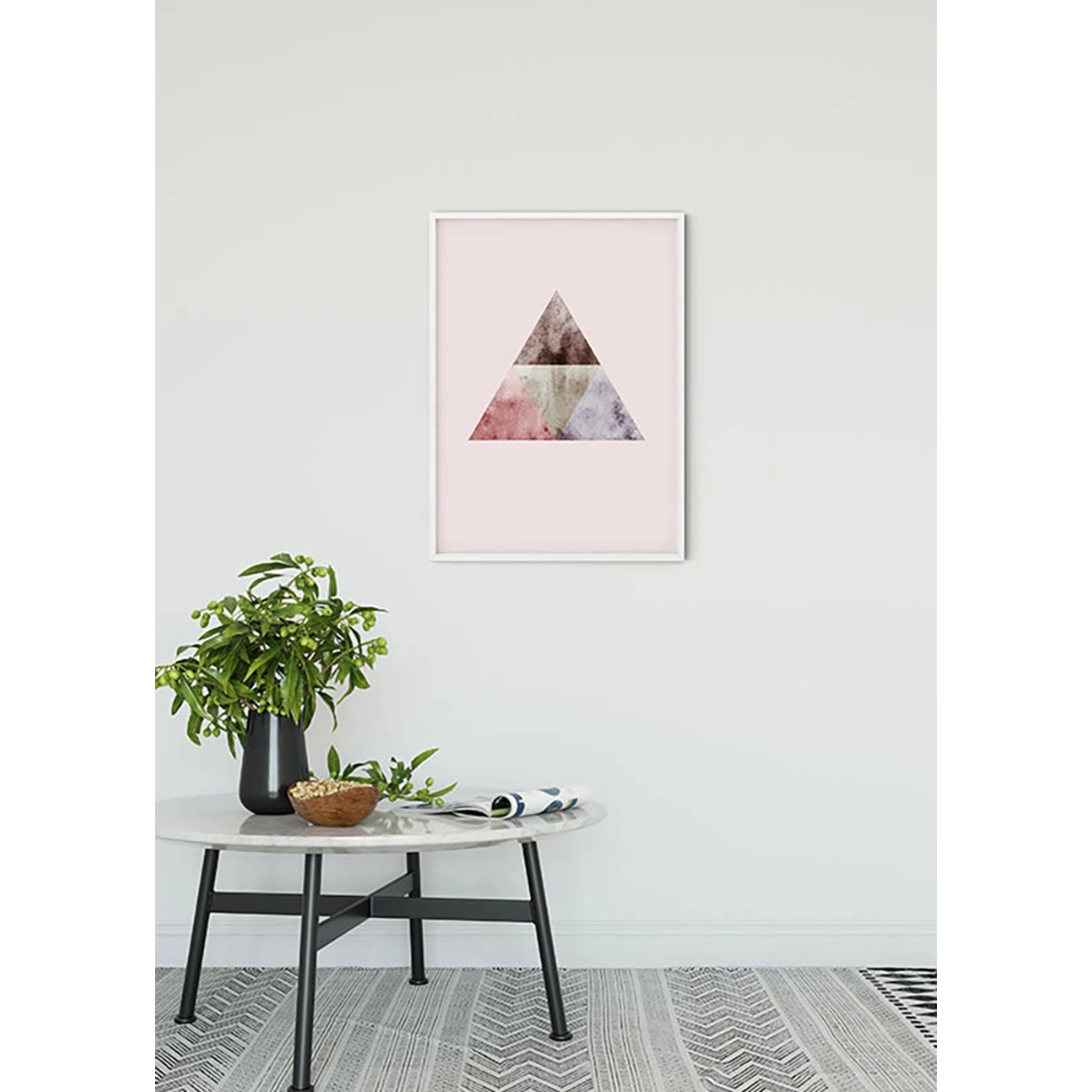 Komar Poster "Triangles Top Red", Formen-Kunst, (1 St.), Kinderzimmer, Schl günstig online kaufen