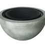 Buschbeck Grill-Feuerschale Madrid 60: Feuerstelle und Grill aus Magnesia-Fiberglas mit Grillrost.