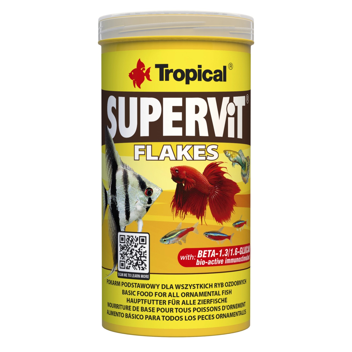 Tropical Flockenfutter Supervit Flakes 250 ml