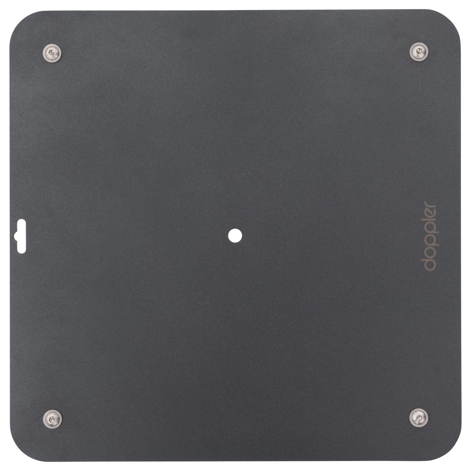 Doppler Fahrgestell Vario für Granitsockel 42x42 cm, anthrazit, zur einfachen Bewegung des Schirmständers.