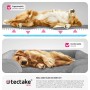 Tectake Hundebett Kimba XL, orthopädisch mit Plüschbezug und erhöhtem Rand.