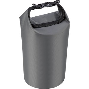 Graue, wasserdichte 10L Tasche für Camping & Outdoor-Aktivitäten.
