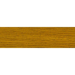 Holzstück, behandelt mit Clou Rustikaleffekt-Beize in Mittelbraun. Holzmaserung sichtbar.