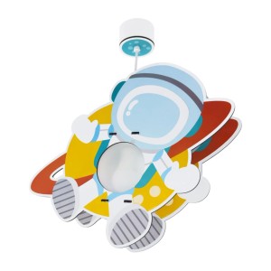 Dalber Kinder-Deckenlampe Astronaut mit buntem Astronauten-Motiv für das Kinderzimmer.