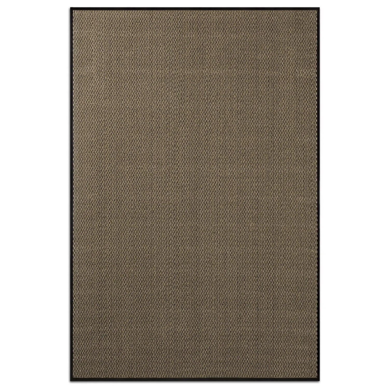 KARAT Schmutzfangmatte SKY Novo Einzigartiger TPE-Rücken Ocker-Schwarz 80 x 120 cm