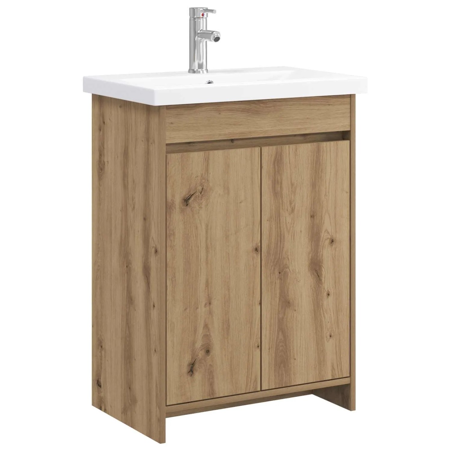 vidaXL Badezimmermöbel-Set Artisan-Eiche 81 x 40 x 84,5 cm 3404289
