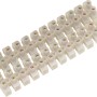 Weiße Lüsterklemme (Ø 1,5 mm) im 2er-Set, 12-polig zum Verbinden von Kabelenden.