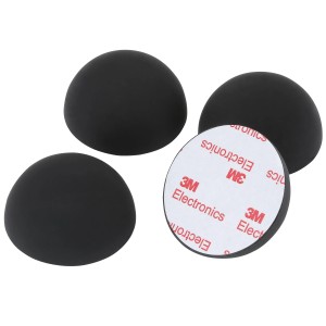 Dynavox ED50 Gerätefüße, 4er Set Silikon-Elastomer Dämpfer für HiFi-Geräte.