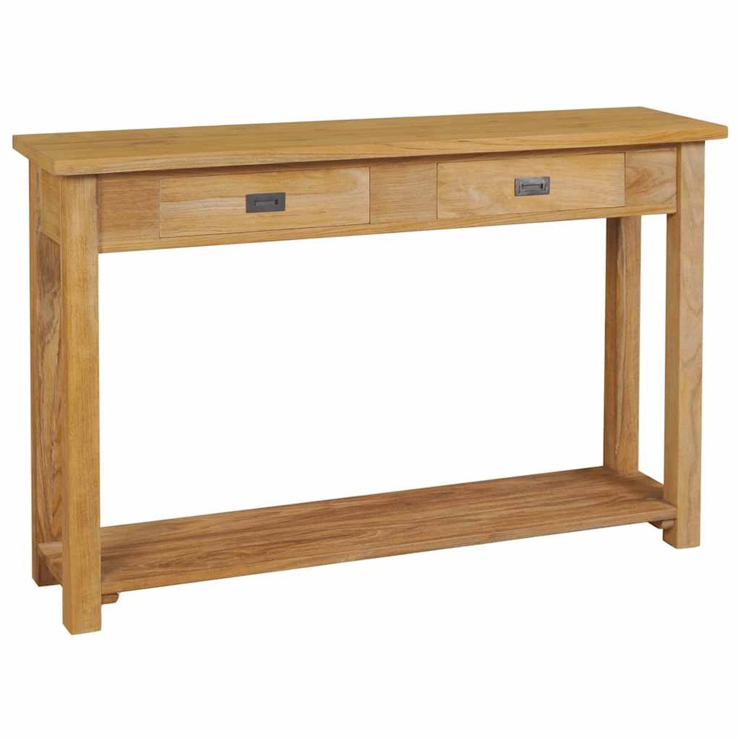 vidaXL Konsolentisch Massivholz Teak 120x30x80 cm 244482 günstig online kaufen