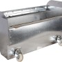 Texas Kehrgutsammelbehälter 70 cm aus Metall, Zubehör für Schneefräsen.