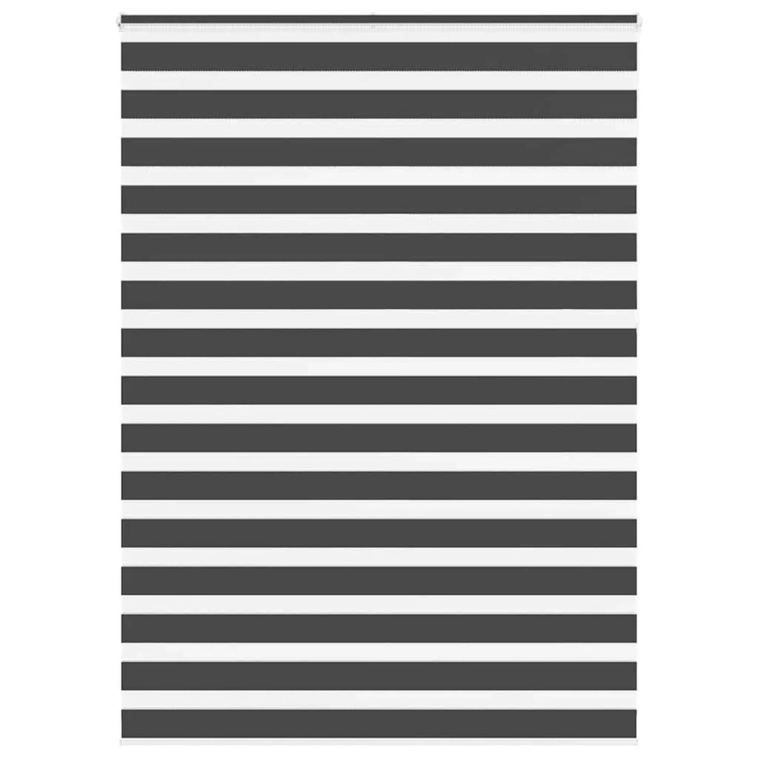 vidaXL Doppelrollo Schwarz 160x230 cm Stoffbreite 155,9 cm Polyester 401429 günstig online kaufen