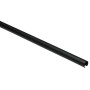 Schwarze Gardinia Memphis Gardinenstange mit Innenlauf, Ø 16 mm, 200 cm.