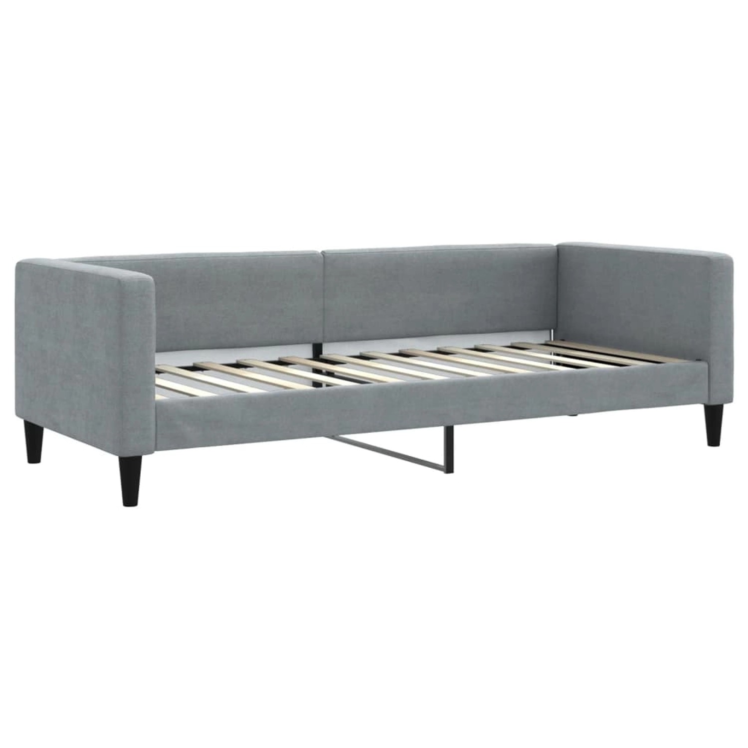 vidaXL Tagesbett Hellgrau 80x200 cm Stoff1842536