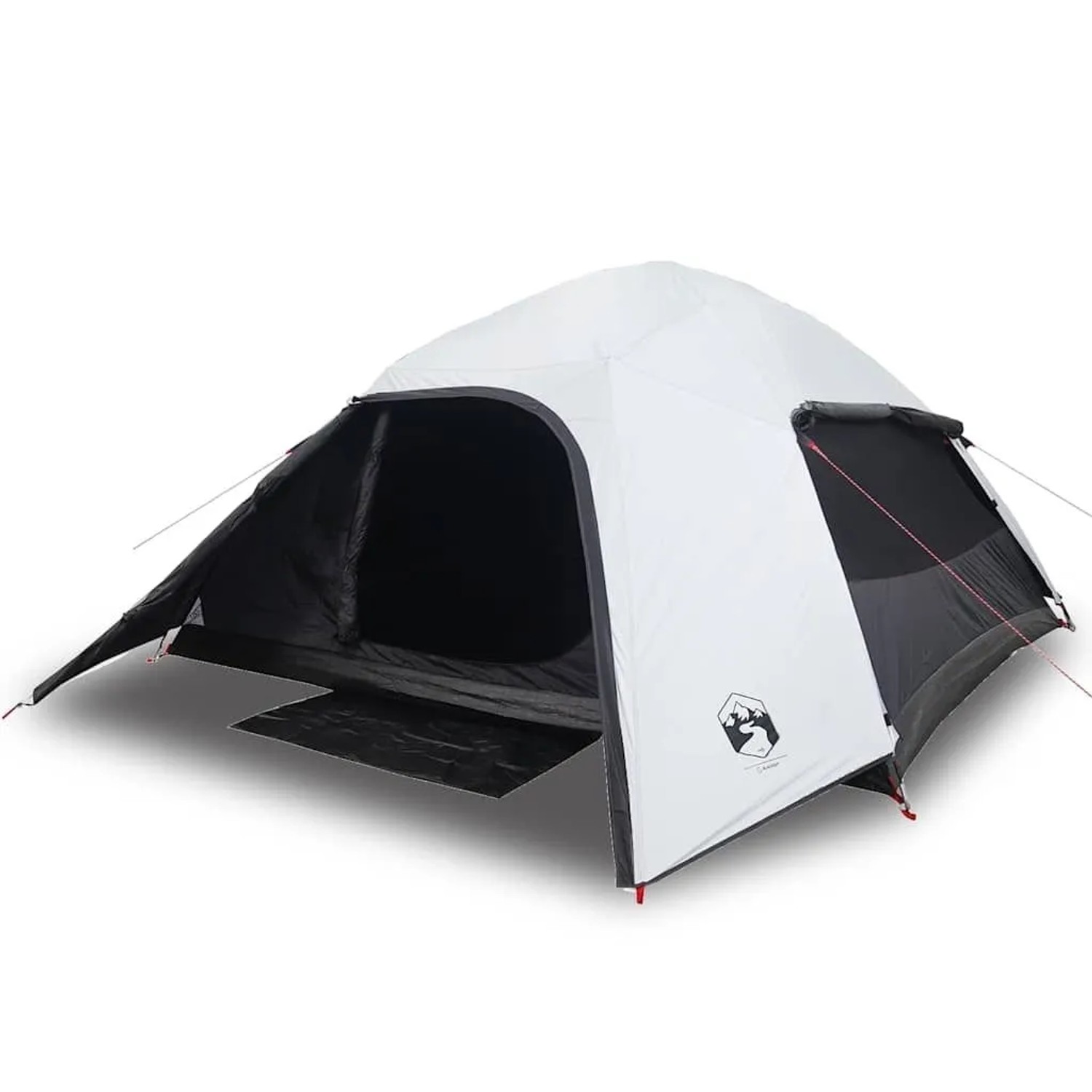 Furnicato Campingzelt Kuppel Weiß Verdunkelnd 290 X 320 X 150 Cm