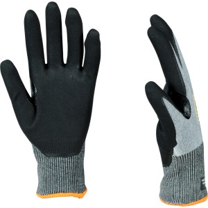 OX-ON Handschuhe Cut Advanced 9901, Level D, schwarz-grau, Größe 6. Schnittschutzhandschuhe für Arbeitskleidung.