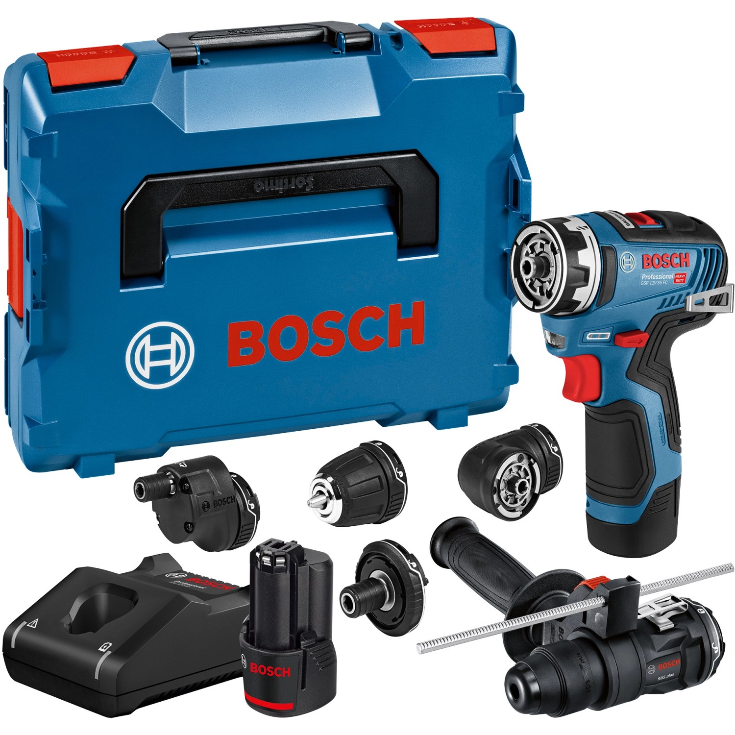 Bosch Professional 12 V Akku-Bohrschrauber GSR 12V-35 FC inkl. 3 Ah Akkus günstig online kaufen