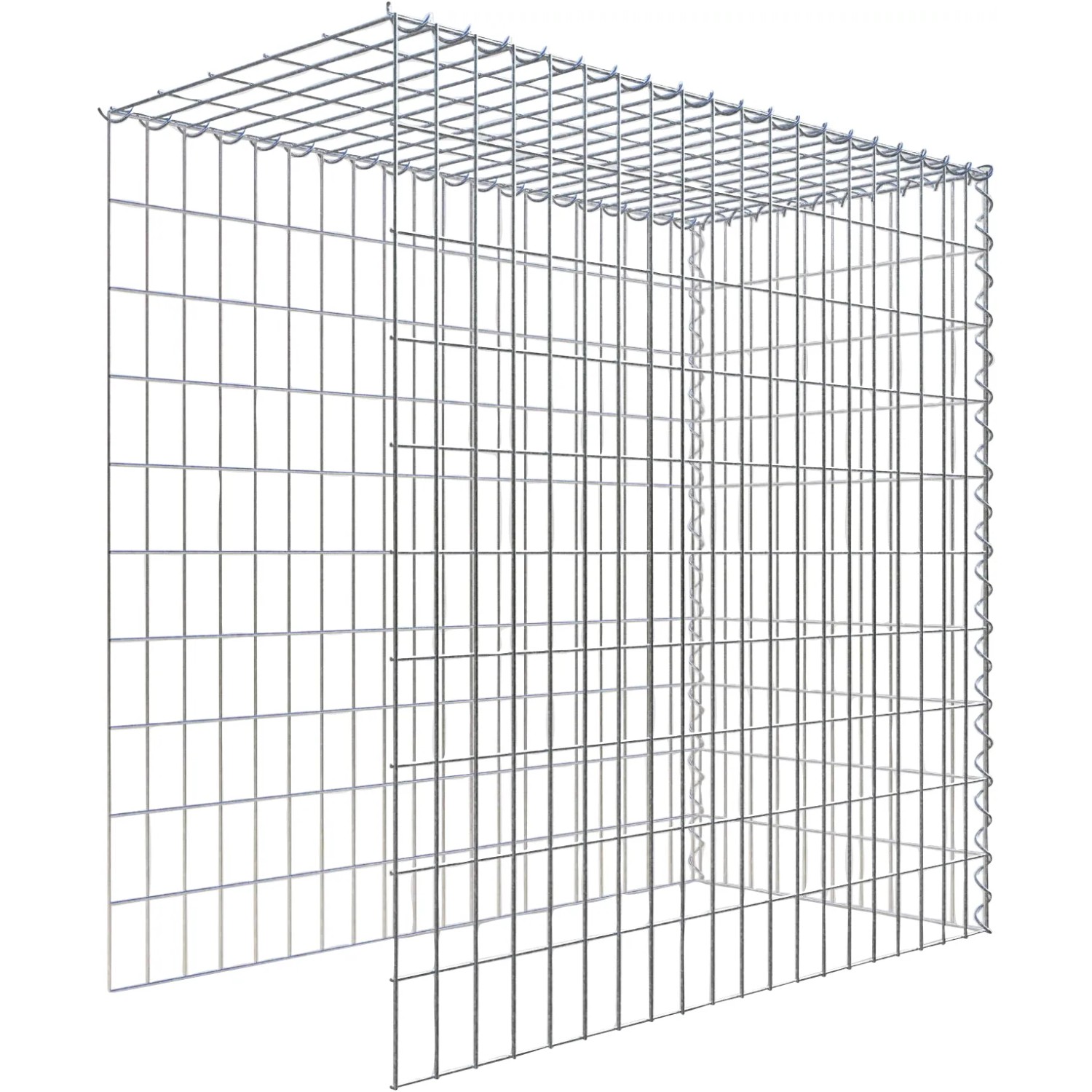 Gabiona Gabione-Anbaukorb Typ 4 100 x 100 x 50 cm Maschenw 5 x 10 cm