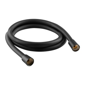 Schöner Wohnen Brauseschlauch Tesko, 175 cm, mattschwarz mit Verdrehschutz.