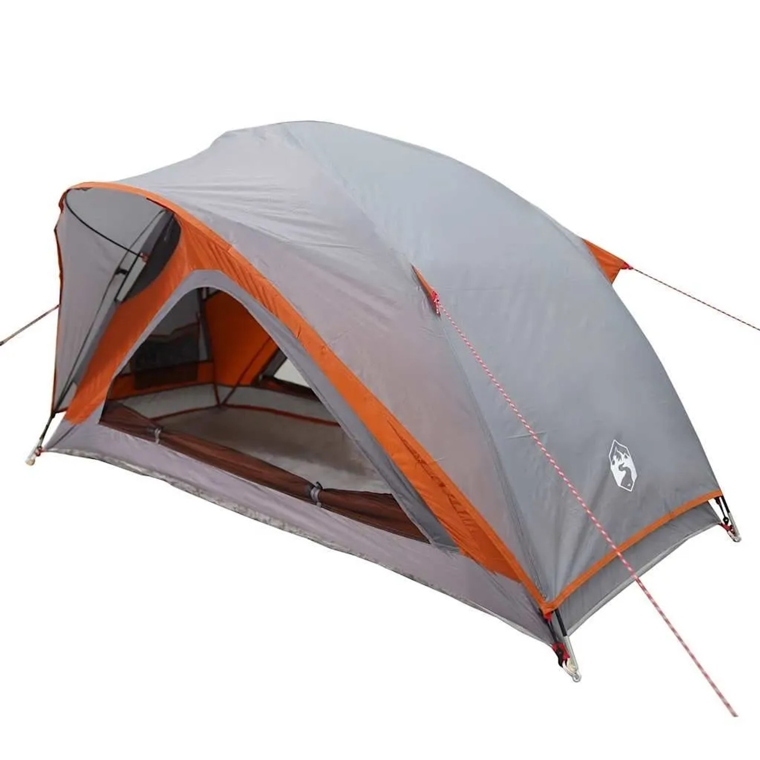 vidaXL Campingzelt 1 Person Grau und Orange Wasserfest 4009544 günstig online kaufen