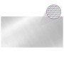 Silberne furnicato Poolabdeckung 549x274 cm aus PE-Material mit Luftpolstern.
