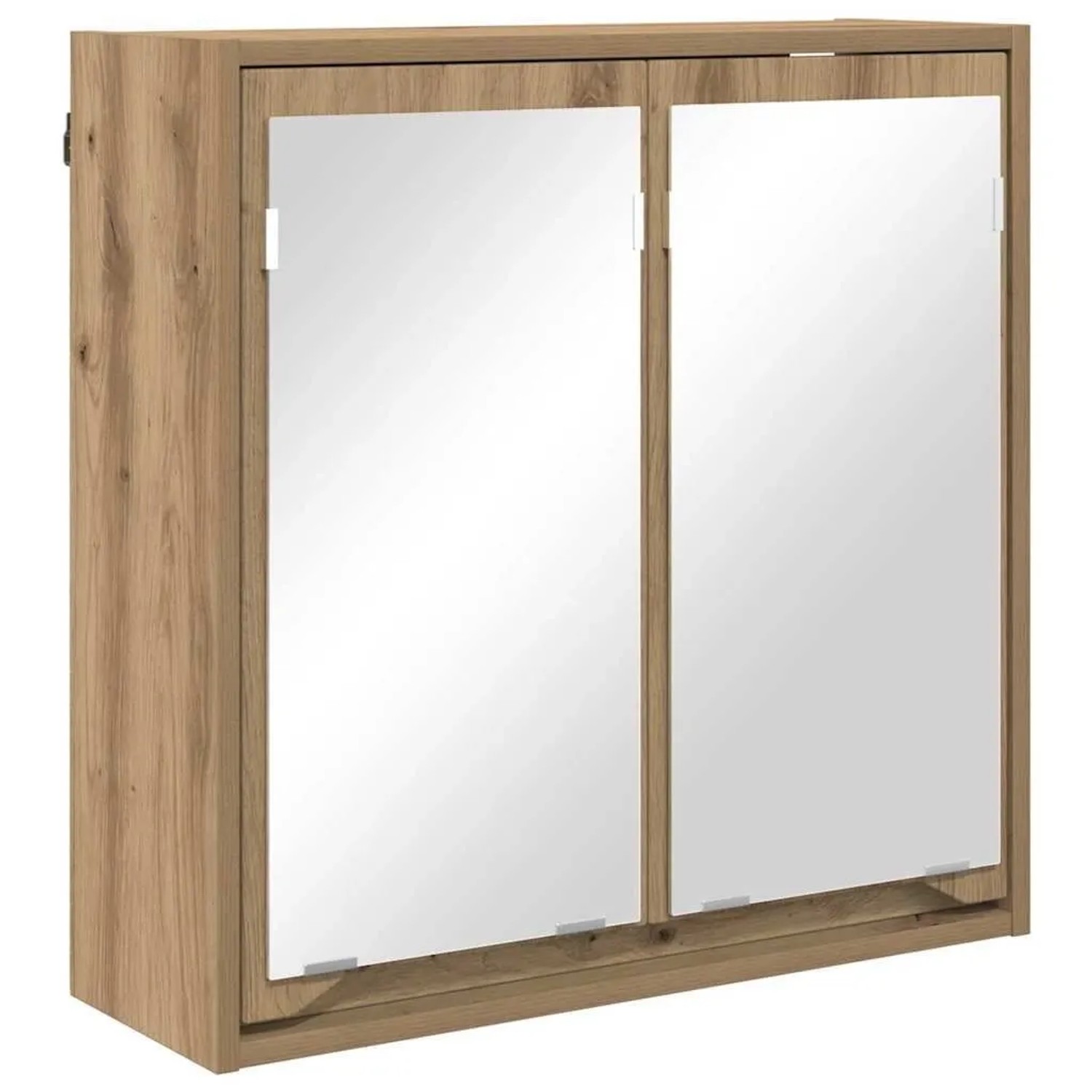 vidaXL Badezimmerspiegelschrank mit Tür Artisan-Eiche 60 x 20 x 60 cm 88878 günstig online kaufen