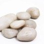 Aquagart 20kg Polierter Kiesel Flusskiesel Kieselsteine Gartenkies Zierkies Weiß_2