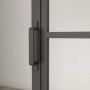 inova Loft Glasschiebetür 900 x 2150 mm 6 Felder Kickplatte Komplettset aus Stahl in Schwarz inkl. 2Seitiger Softclose_4