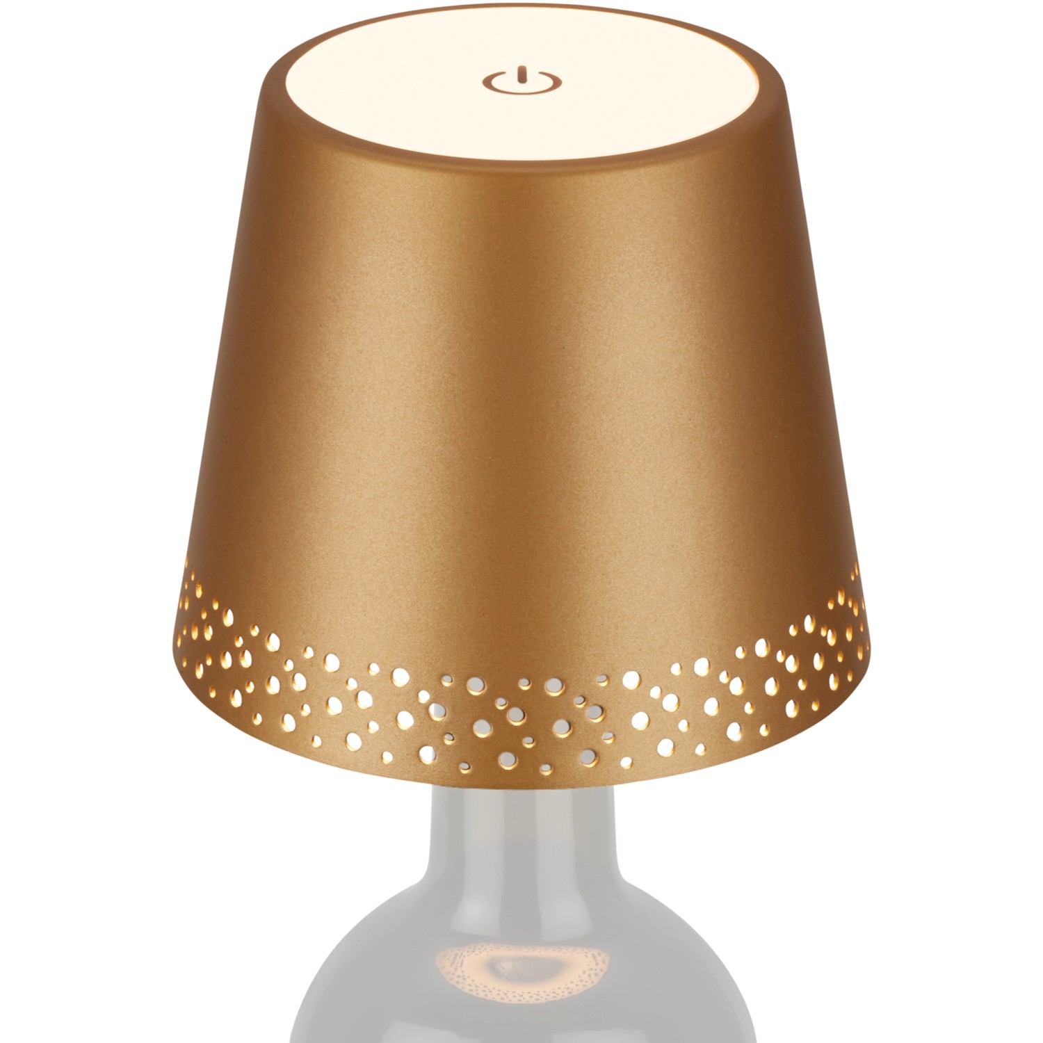 Brilo Akku-Flaschenlicht Flaska Gold-Matt 2,6W günstig online kaufen