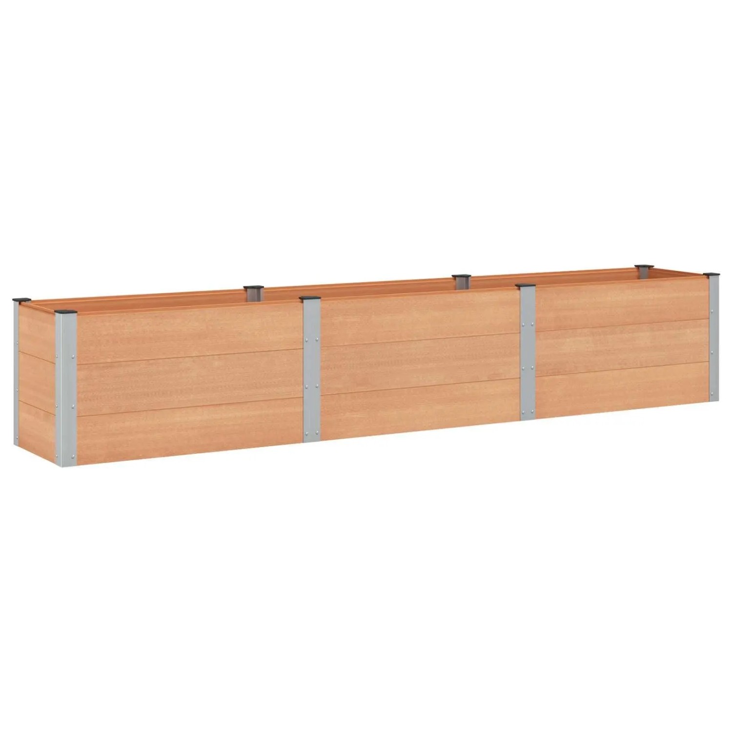 vidaXL Hochbeet Braun 300 x 50 x 54 cm 42039012