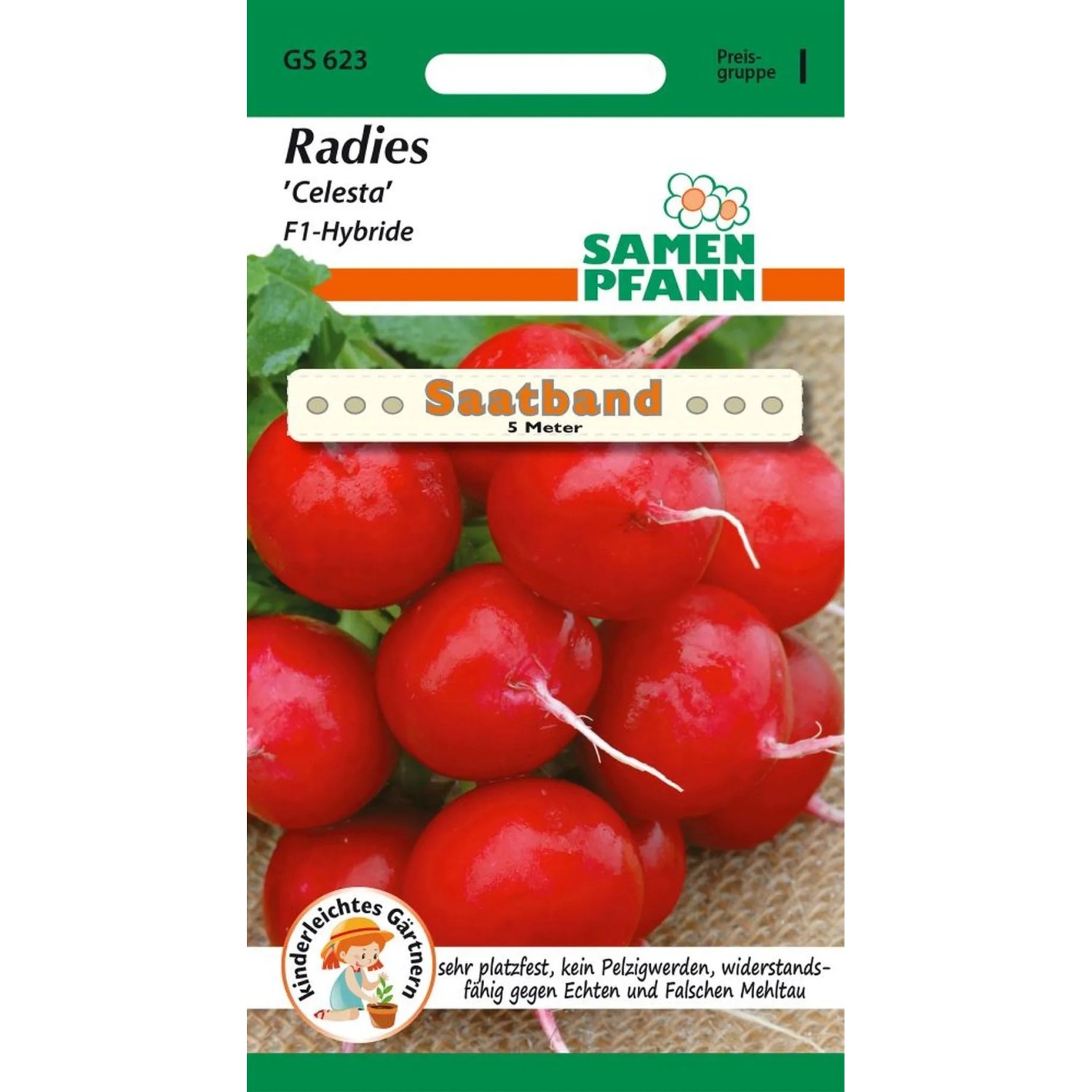 SAMEN PFANN Radies Celesta F1 Saatband