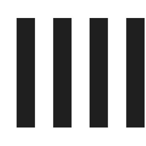 Vliestapete mit schwarzen Streifen für stilvolle Wandgestaltung.