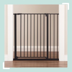 Relaxdays Treppenschutzgitter Eisen Kunststoff Schwarz Klemmbar 95 bis 100 cm 3,7 kg