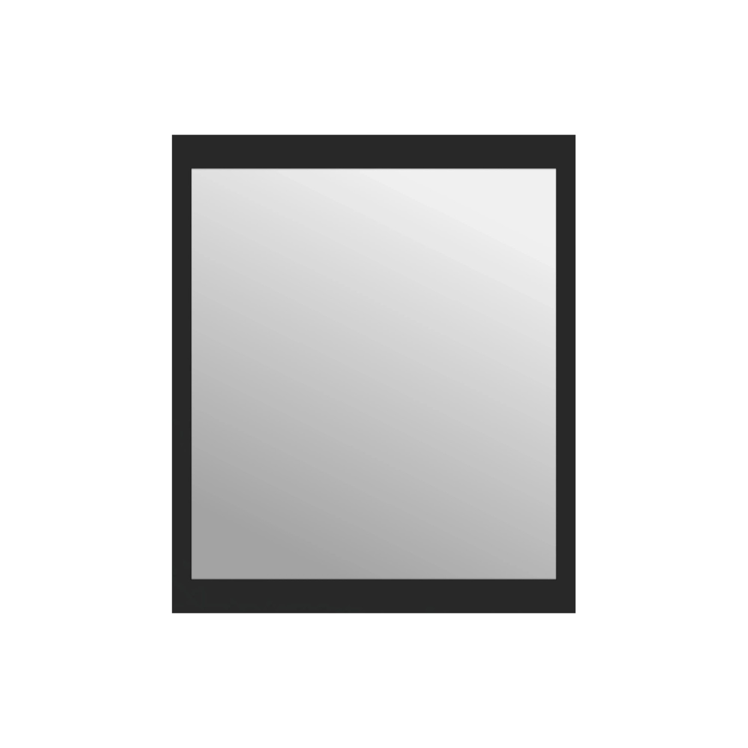 Kristall-Form Rahmenspiegel Beach VII 40 cm x 60 cm Schwarz günstig online kaufen