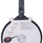 Fackelmann Crepepfanne Statement 25 cm, Aluminium mit Keramikbeschichtung und ergonomischem Griff.