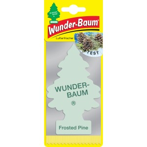 Wunderbaum Lufterfrischer Frosted Pine, Duftbaum für Auto und Raum.