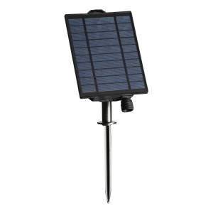Solarpanel mit Erdspieß für Konstsmide Außen-Lichterketten bis 200 LEDs.