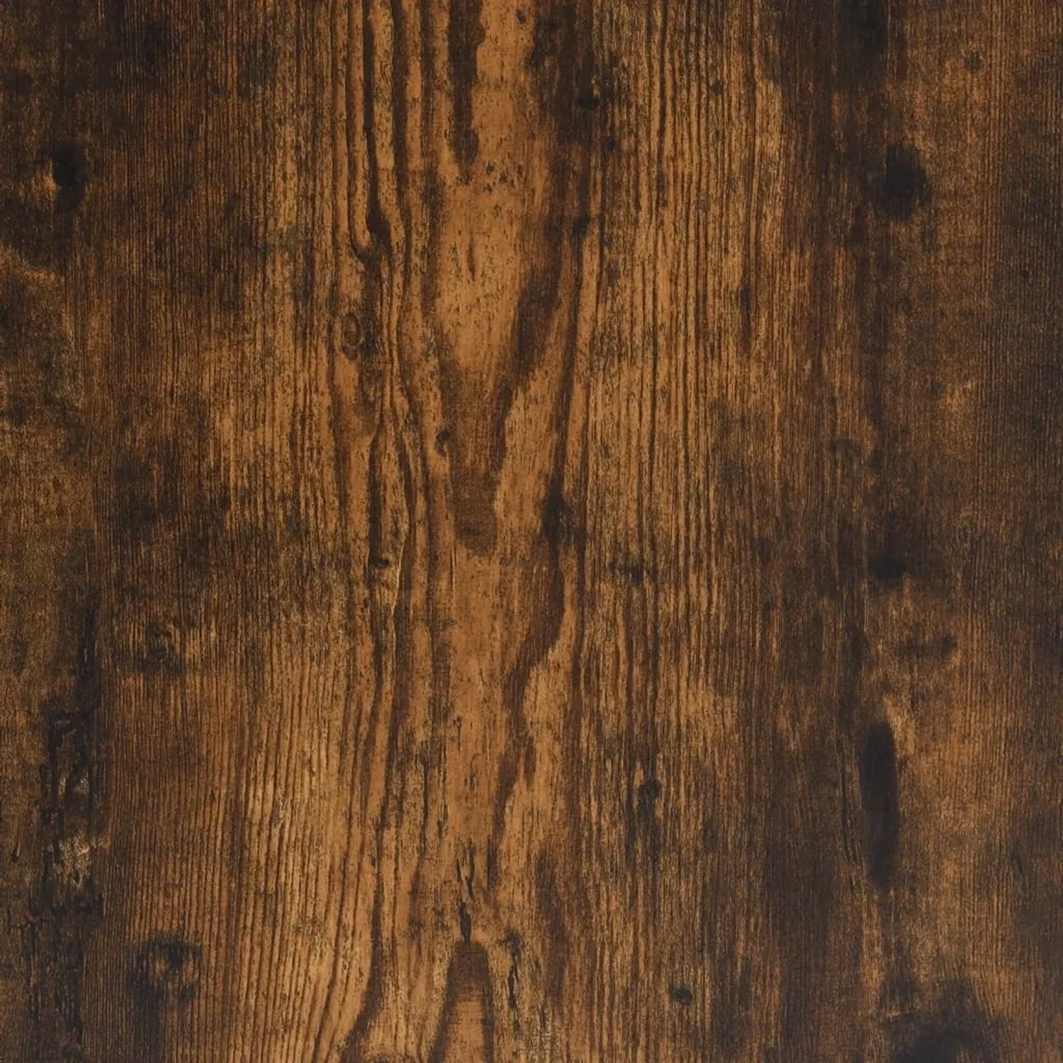 Dunkle Räuchereiche Holzoptik Oberfläche des vidaXL Konsolentisches aus Holzwerkstoff. Ideal für Beistelltische.
