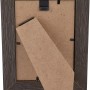 Brauner MDF-Bilderrahmen Yosemite 10x15 cm mit Aufsteller.