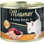 Miamor Feine Beute Huhn, 185g Dose Katzen-Nassfutter mit Huhn und Innereien.