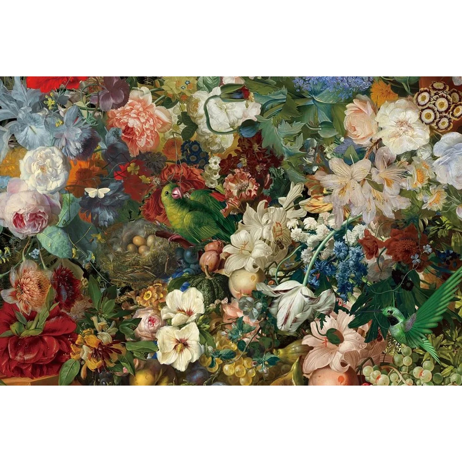 Art Universe Leinwandbild Nostalgische Blumen 100 x 150 cm