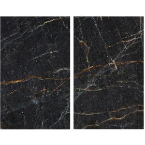 2er Set Herdabdeckplatten in Marmor Optik für Glaskeramikkochfelder, 30x52 cm.