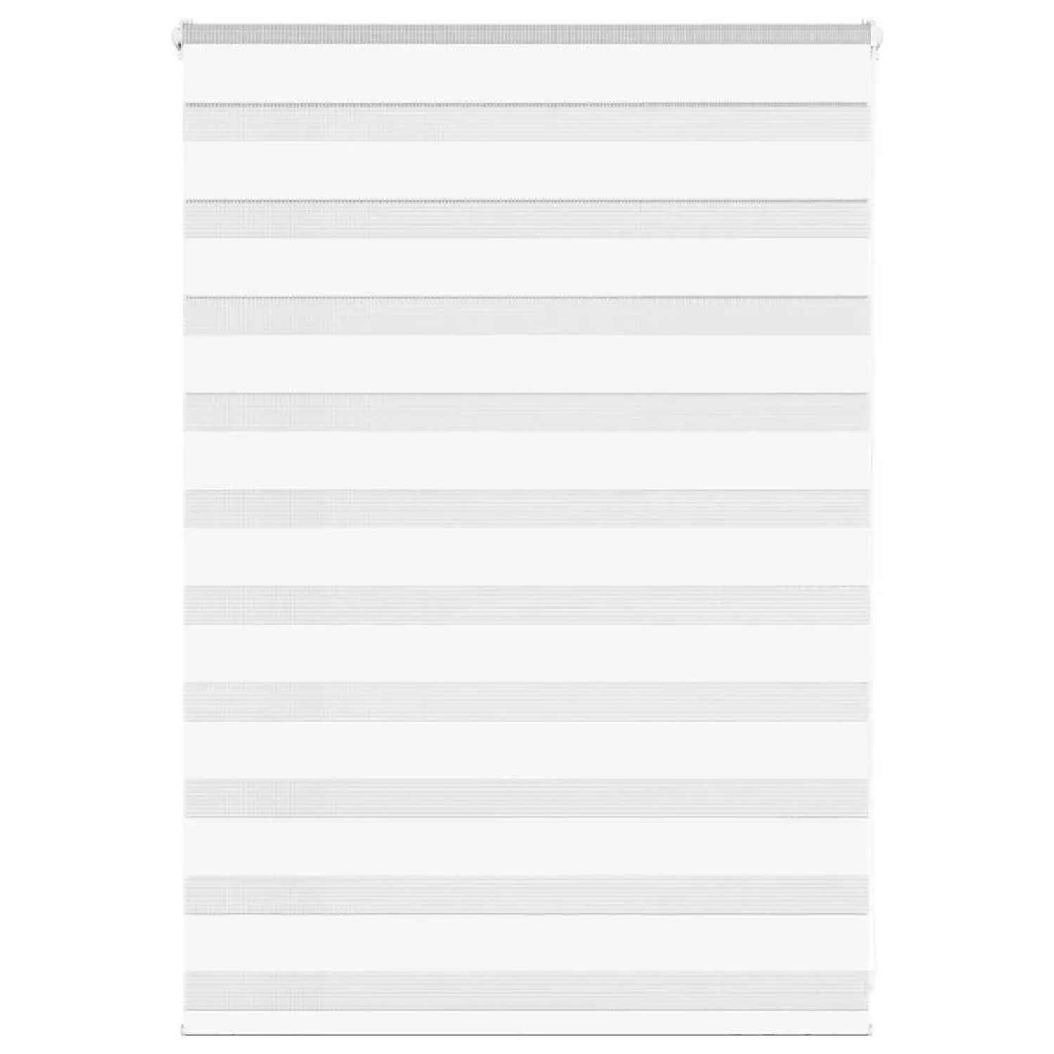 vidaXL Doppelrollo Weiß 95x100 cm Stoffbreite 90,9 cm Polyester 4014728 günstig online kaufen