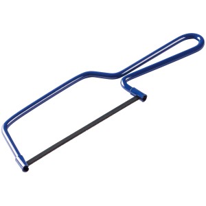 LUX Universal Säge Comfort 145 mm, blaue Metallsäge für Holz, Kunststoff und Metall.