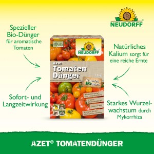 Neudorff Azet Tomaten-Dünger 2,5kg: Bio-Dünger für aromatische Tomaten und reiche Ernte.